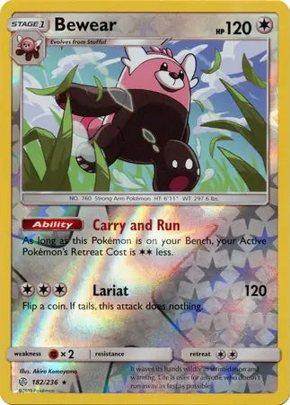 Cosmic Eclipse Bewear #182/236 reverse holo